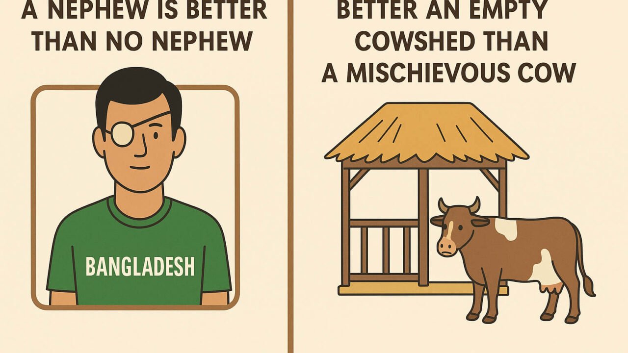 দুষ্ট গরু ও কানা মামা
