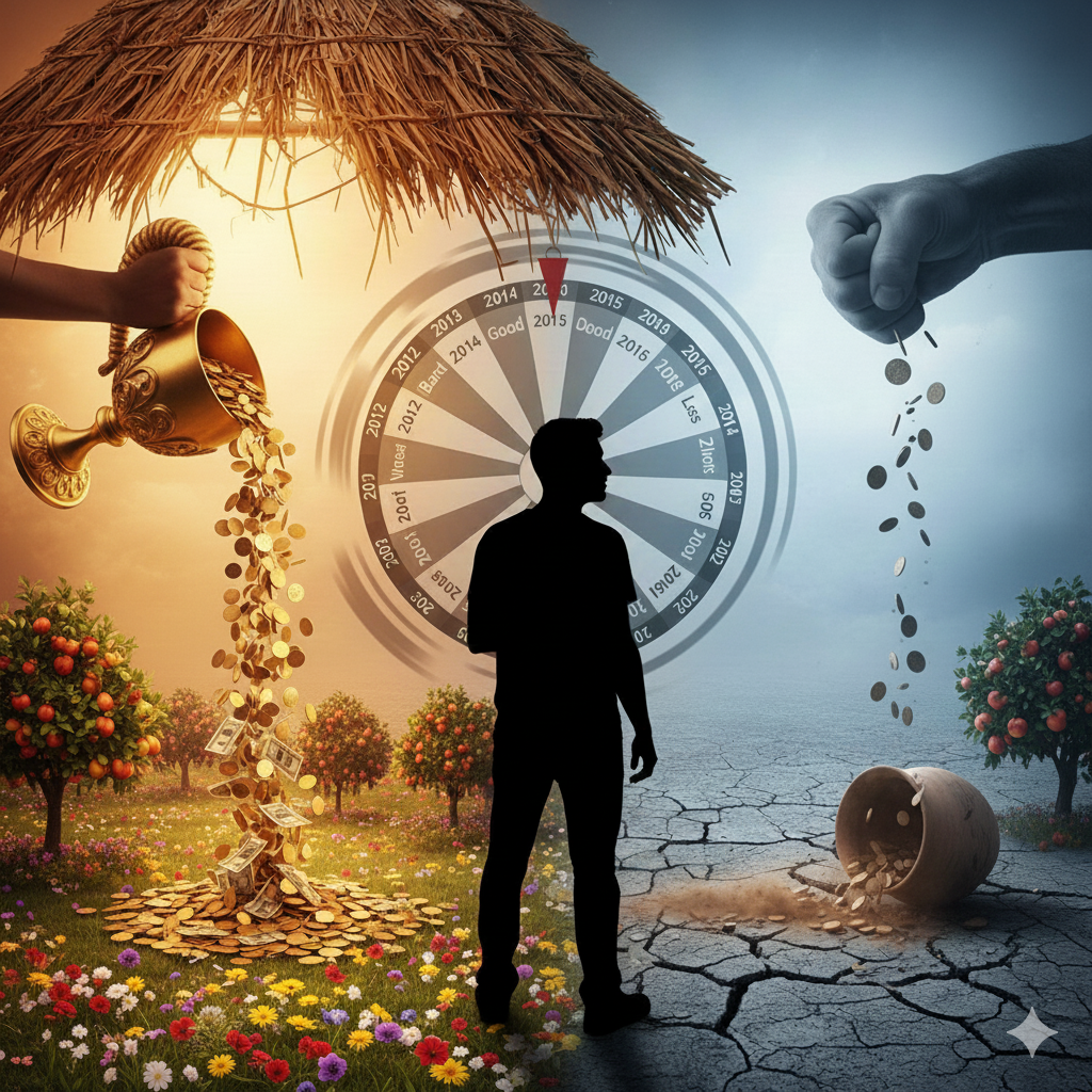 উপরওয়ালা যাব দেতা হ্যায় ছাপ্পার ফারকে দেতা হ্যায়